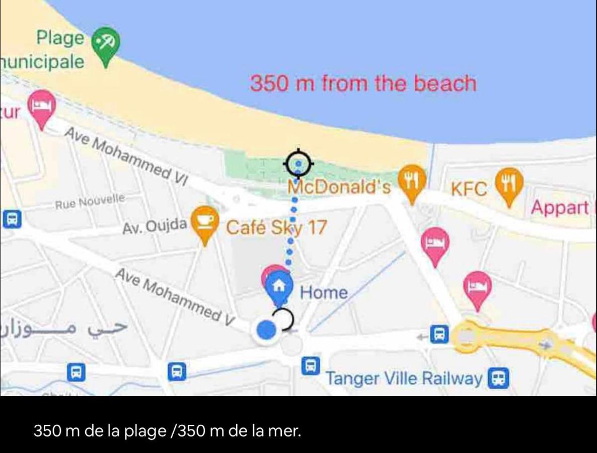 Joli Studio Vue Sur Mer - Gare Tgv Tânger Exterior foto